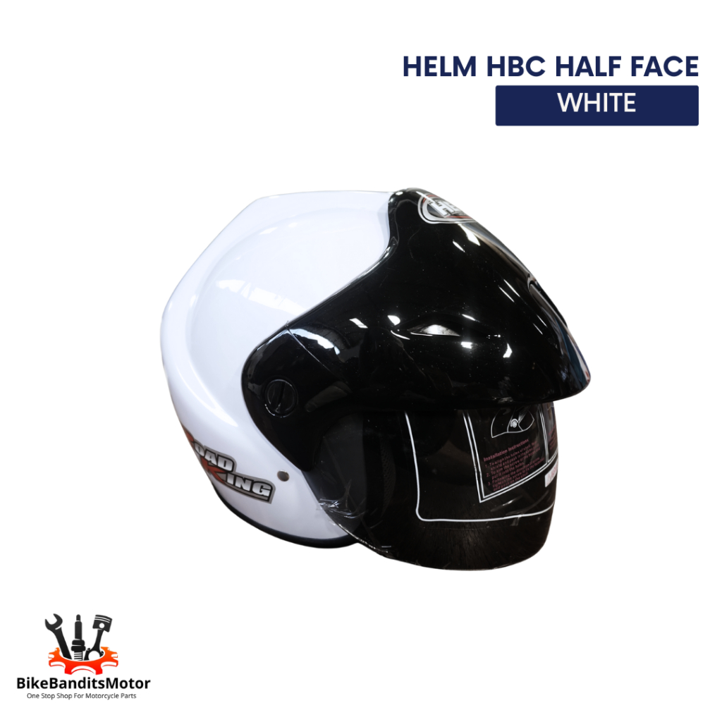 Helm HBC Half Face White