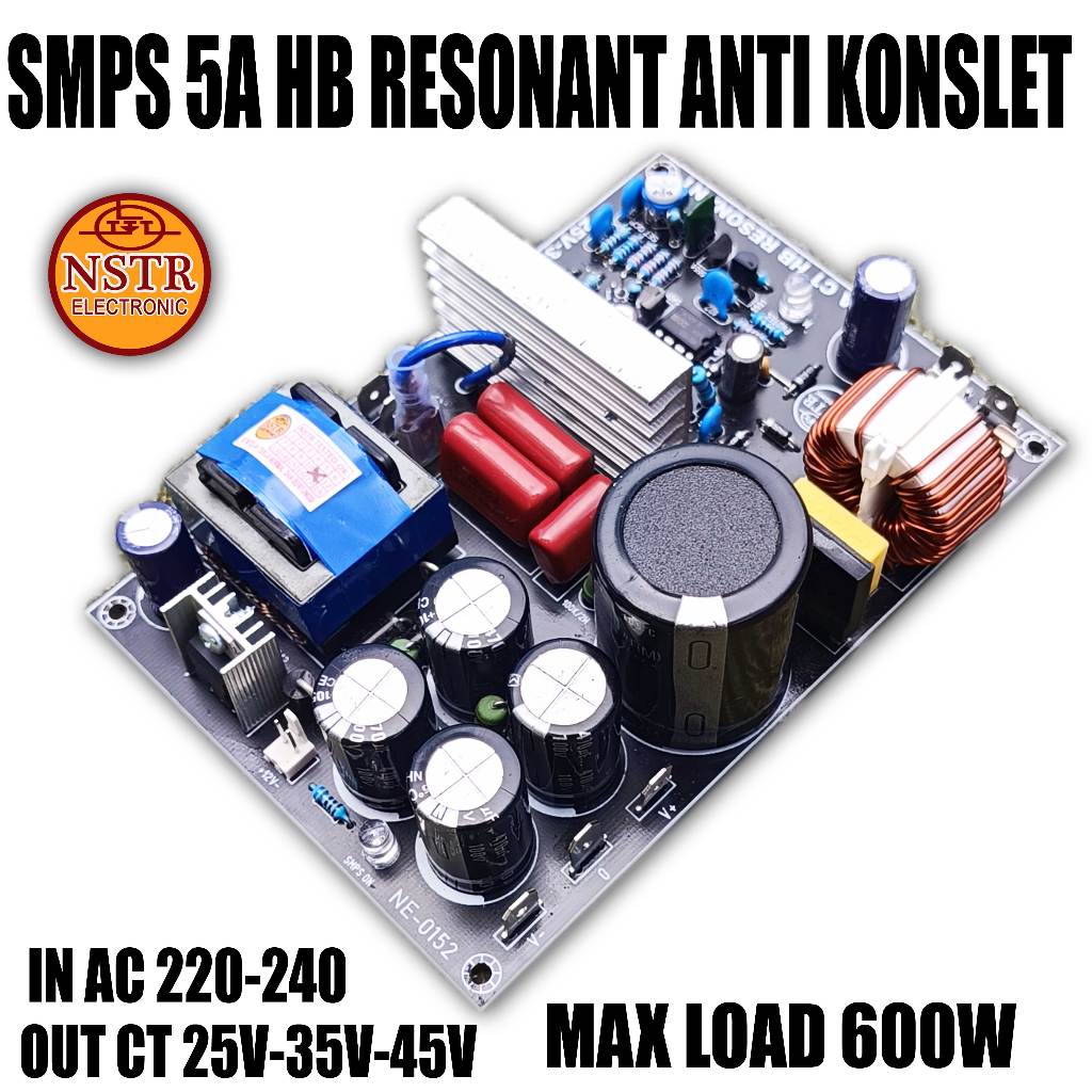SMPS 5A CT HBLC RESONANT OUT 25V 35V 45V
