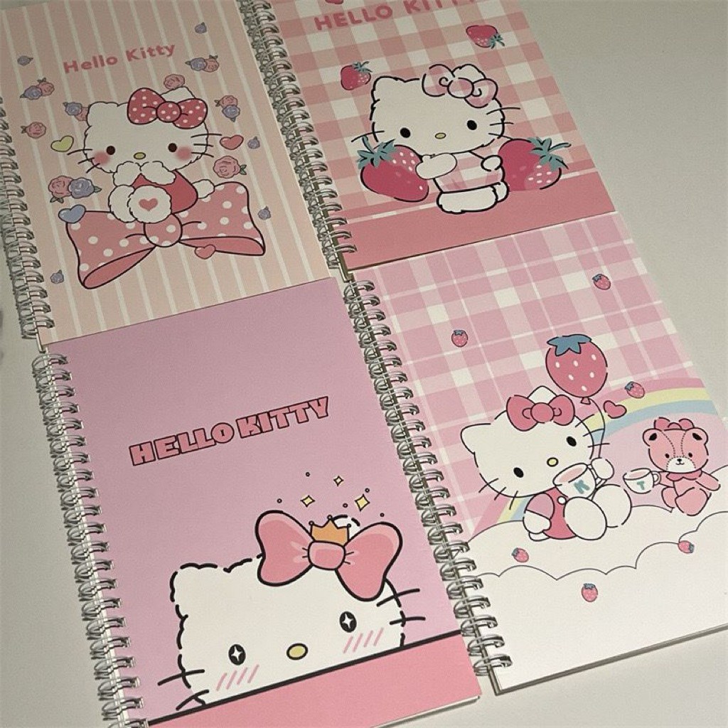 

Buku Tulis Spiral A5 Notebook Hello Kitty Sanrio