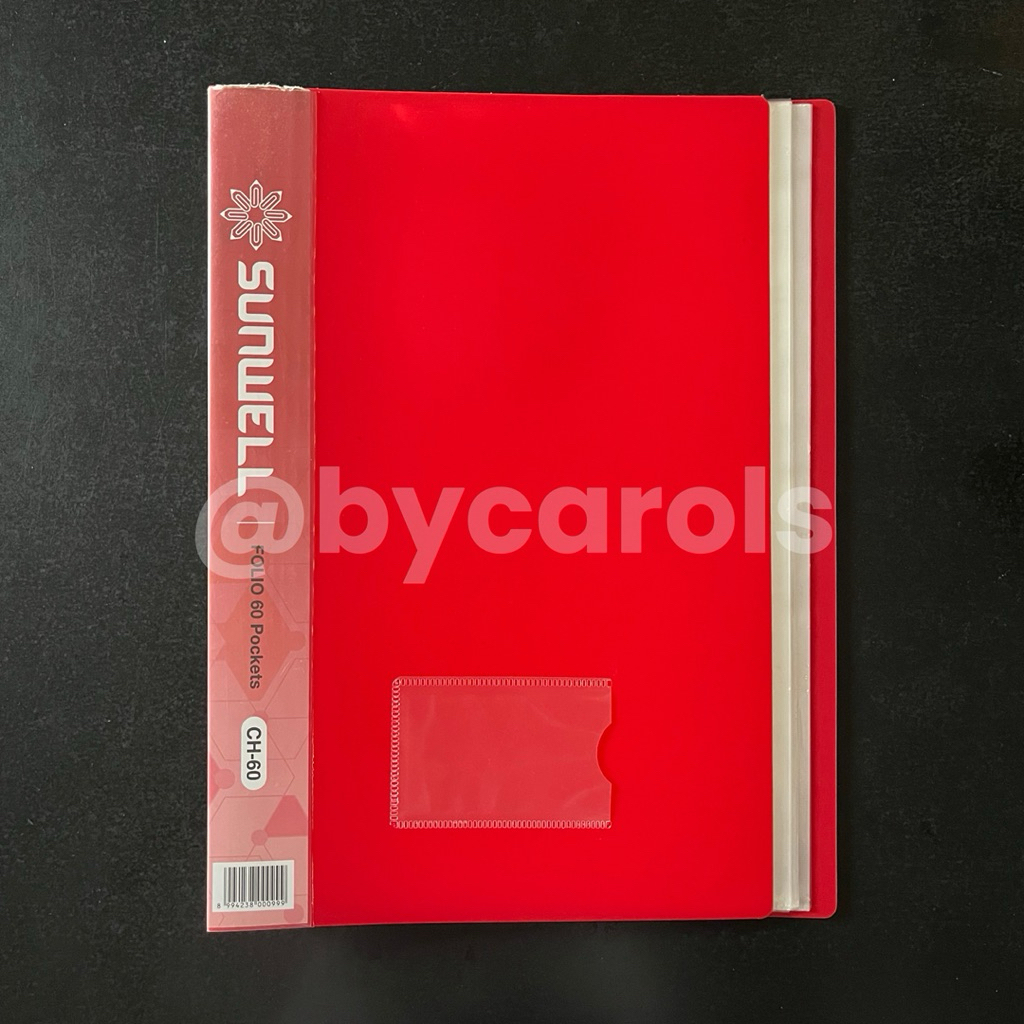 

CLEAR HOLDER SUNWELL FOLIO 60 POCKETS CH-60 PRELOVED