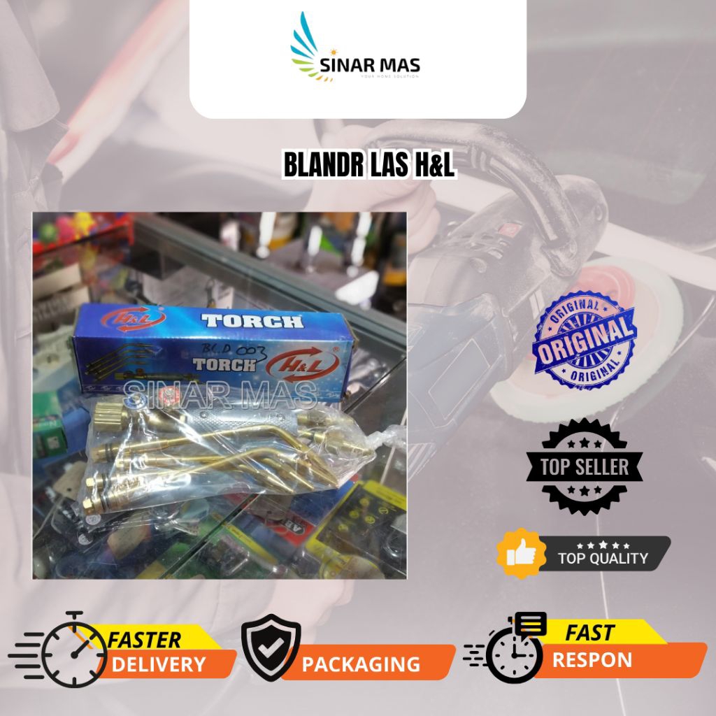 BLANDR LAS H&L/ BLENDER POTONG BESI H&L Original (Cutting Torch) Kuat dan Presisi/ Stang Blender Las