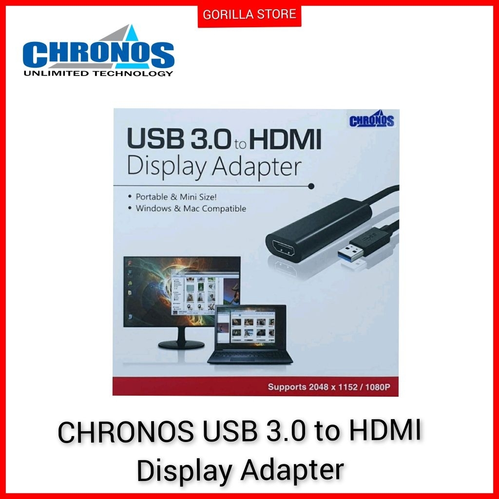 CHRONOS USB 3.0 to HDMI Display Adapter