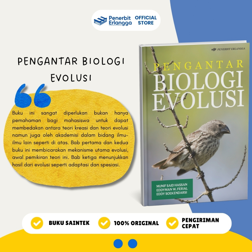 [Erlangga Official] Pengantar Biologi Evolusi - Eddyman Ferial