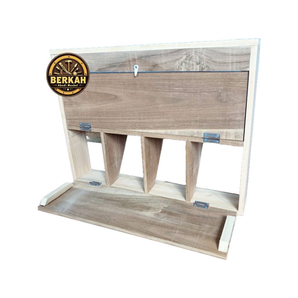 pintu merpati pos kayu jati ukuran 35x50