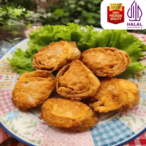 

Egg chicken roll premium homemade dijamin halal terbuat Dari udang Dan ayam,isi 4 buah