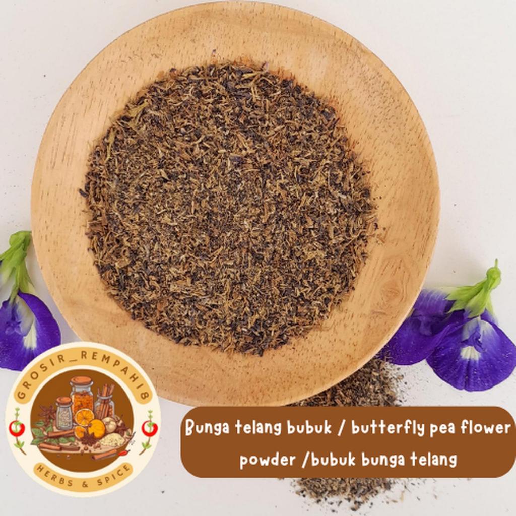 

Bunga telang bubuk / butterfly pea flower powder /bubuk bunga telang
