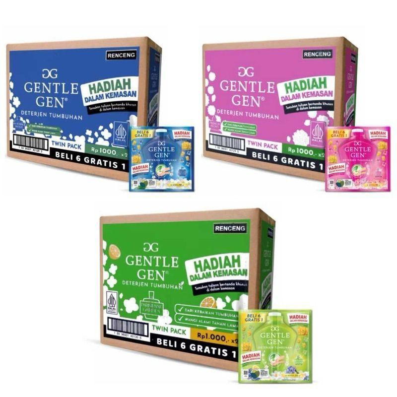 Gentlegen deterjen cair sachet