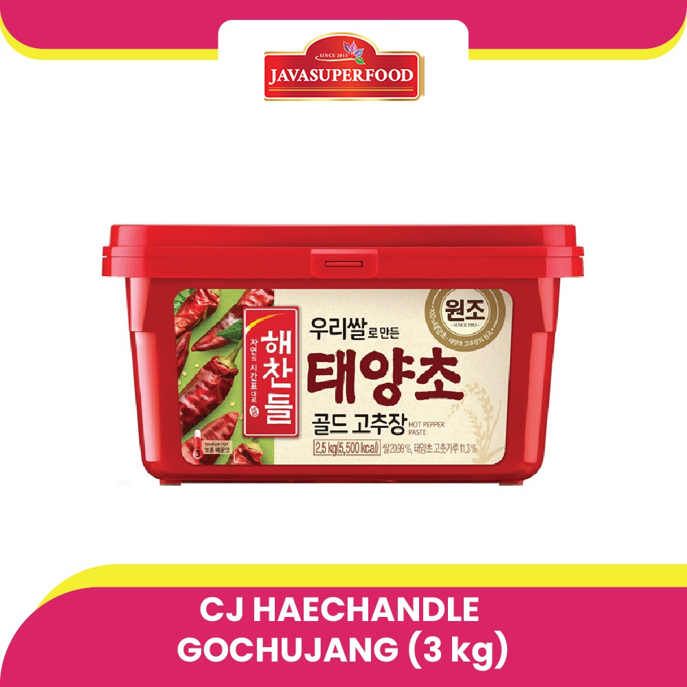 

CJ Haechandle Gochujang 3 kg - Saus Pedas Korea