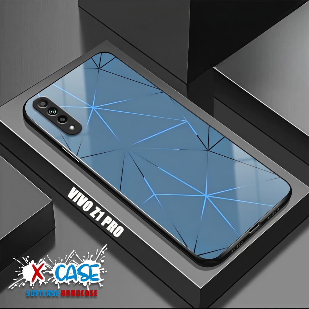 Softcase  Vivo Z1 Pro Casing Glossy Vivo Z1 pro Vivo 1951 1918 Case kaca - Kesing Kaca Kilau - Casin