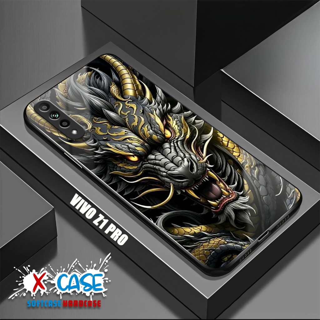 Softcase  Vivo Z1 Pro Casing Glossy Vivo Z1 pro Vivo 1951 1918 Case kaca - Kesing Kaca Kilau - Casin