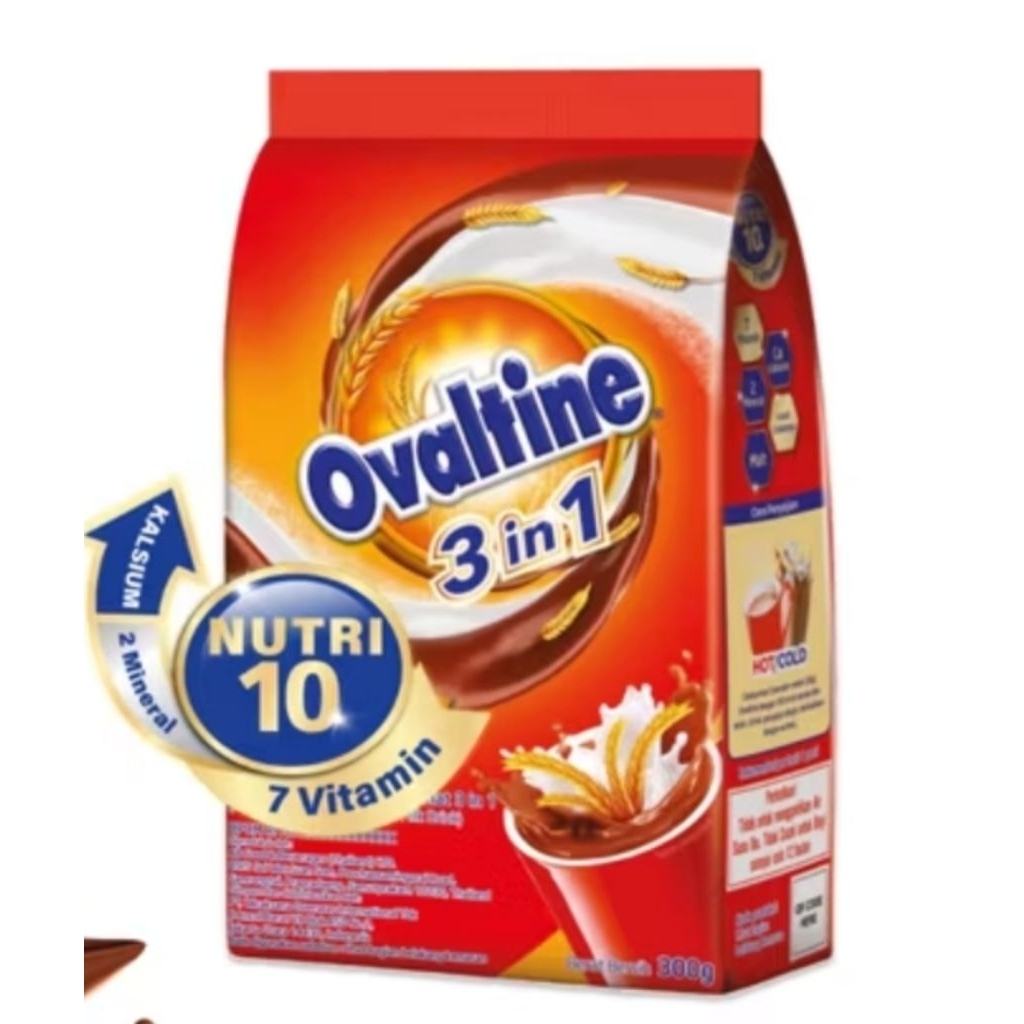 

OVALTINE POUCH 280GR 3 IN 1 CLASSIC