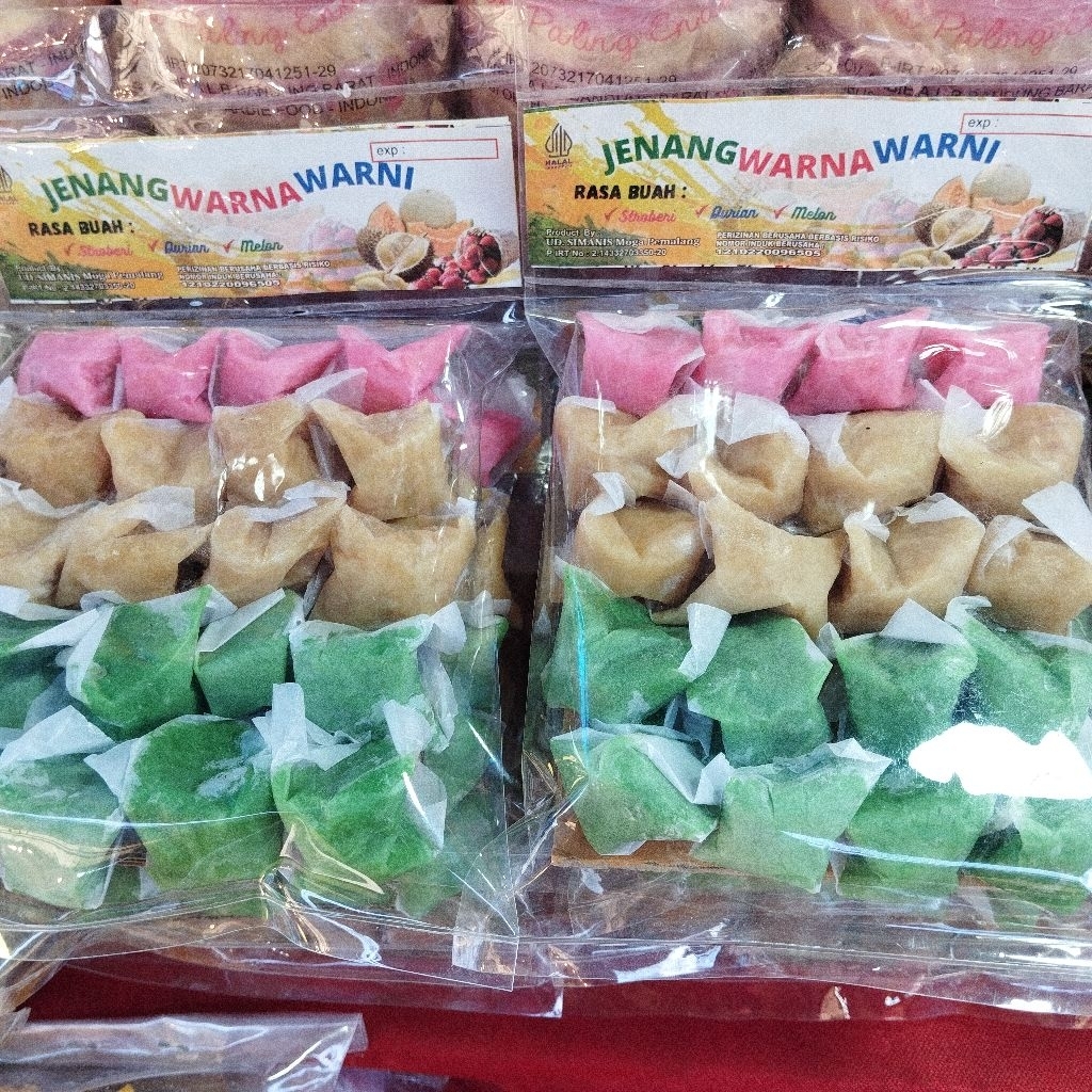 

[250gr] jenang tape dodol aneka rasa buah jenang warna warni