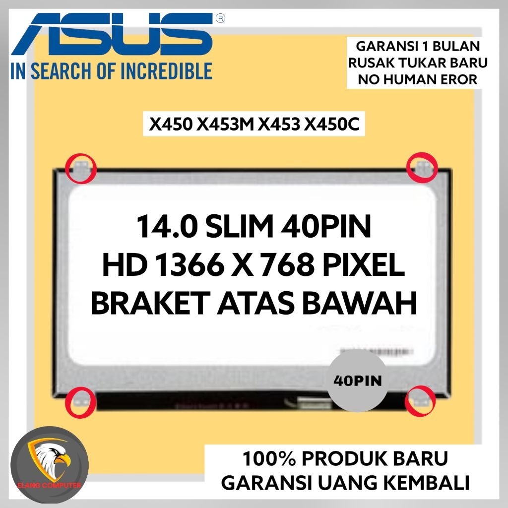 LCD LED Asus X450 X453 X453M X453MA