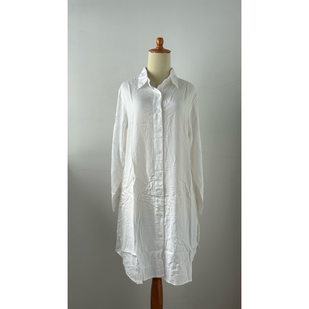 New - Tunik Rayon Putih