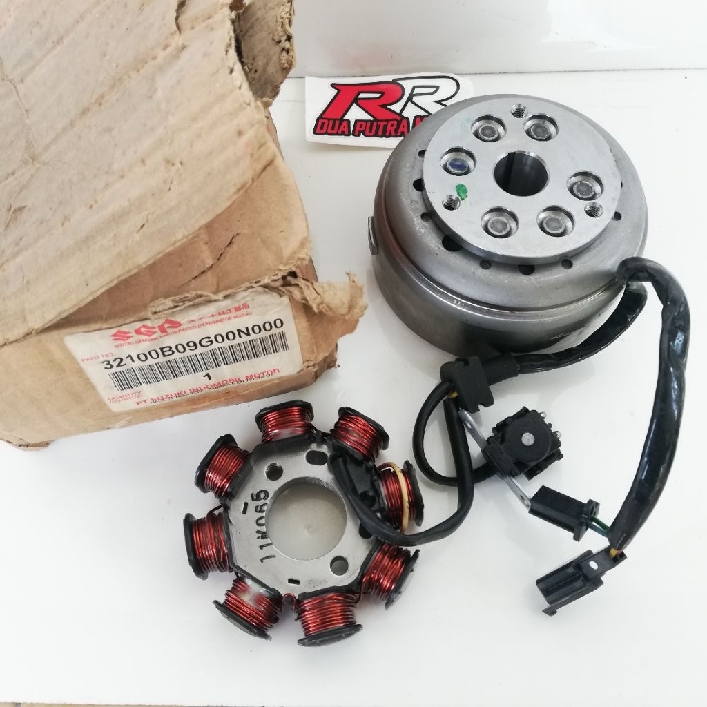 spul sepul stator magnet mahnet assy satuset original ori suzuki smash smas r 110 r110 r old lama sg