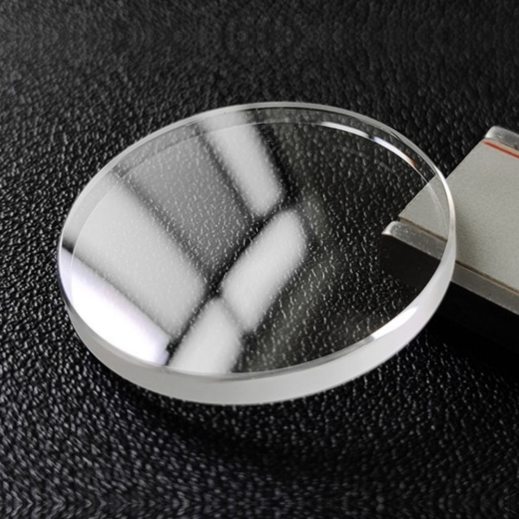 Kaca Jam Tangan Bulat Datar Ketebalan 4MM Swiss Mineral Glass Crystal
