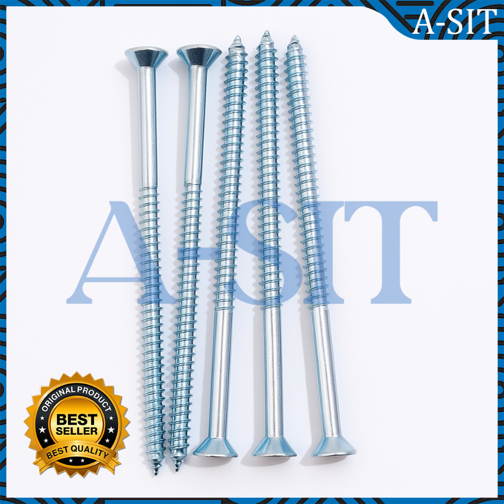 Skrup Kayu | Sekrup Kayu | berbagai ukuran, 1 box isi +-70pcs