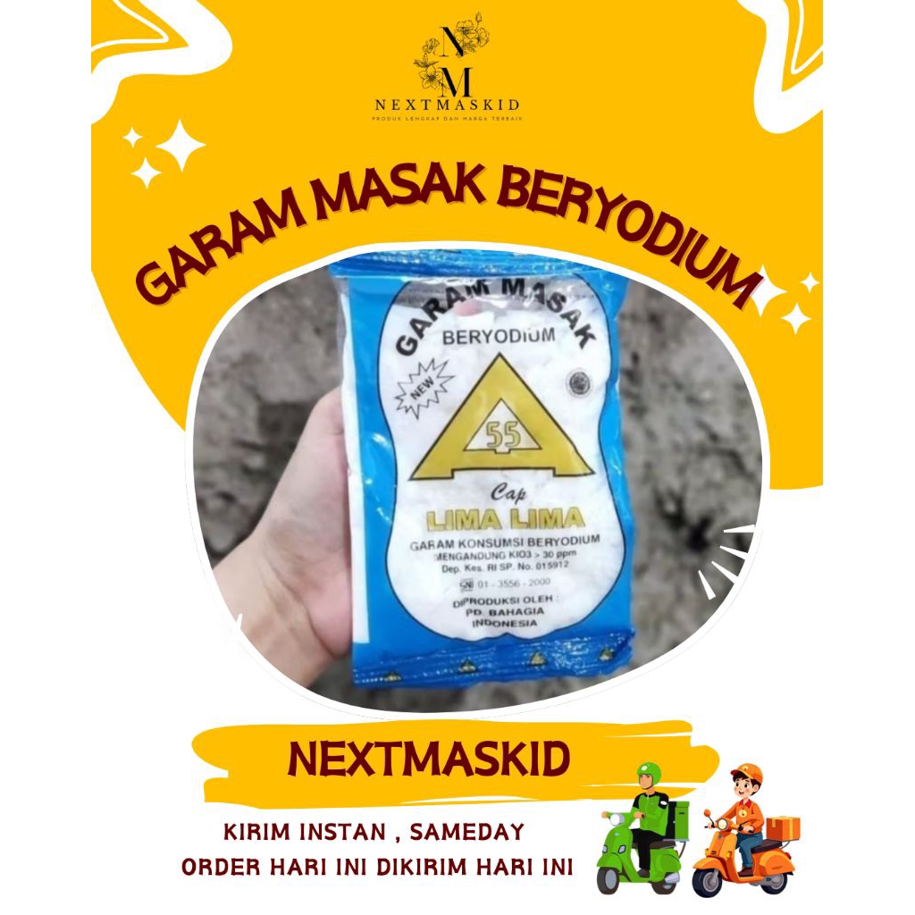 Garam beryodium 1 pack / garam beryodium garam masak