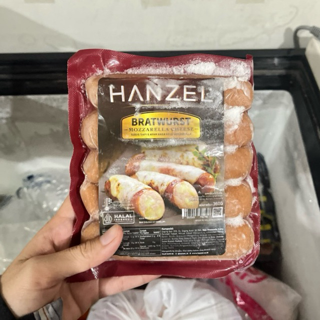 

SOSIS HANZEL BRATWURST MOZARELLA CHEESE 360gr