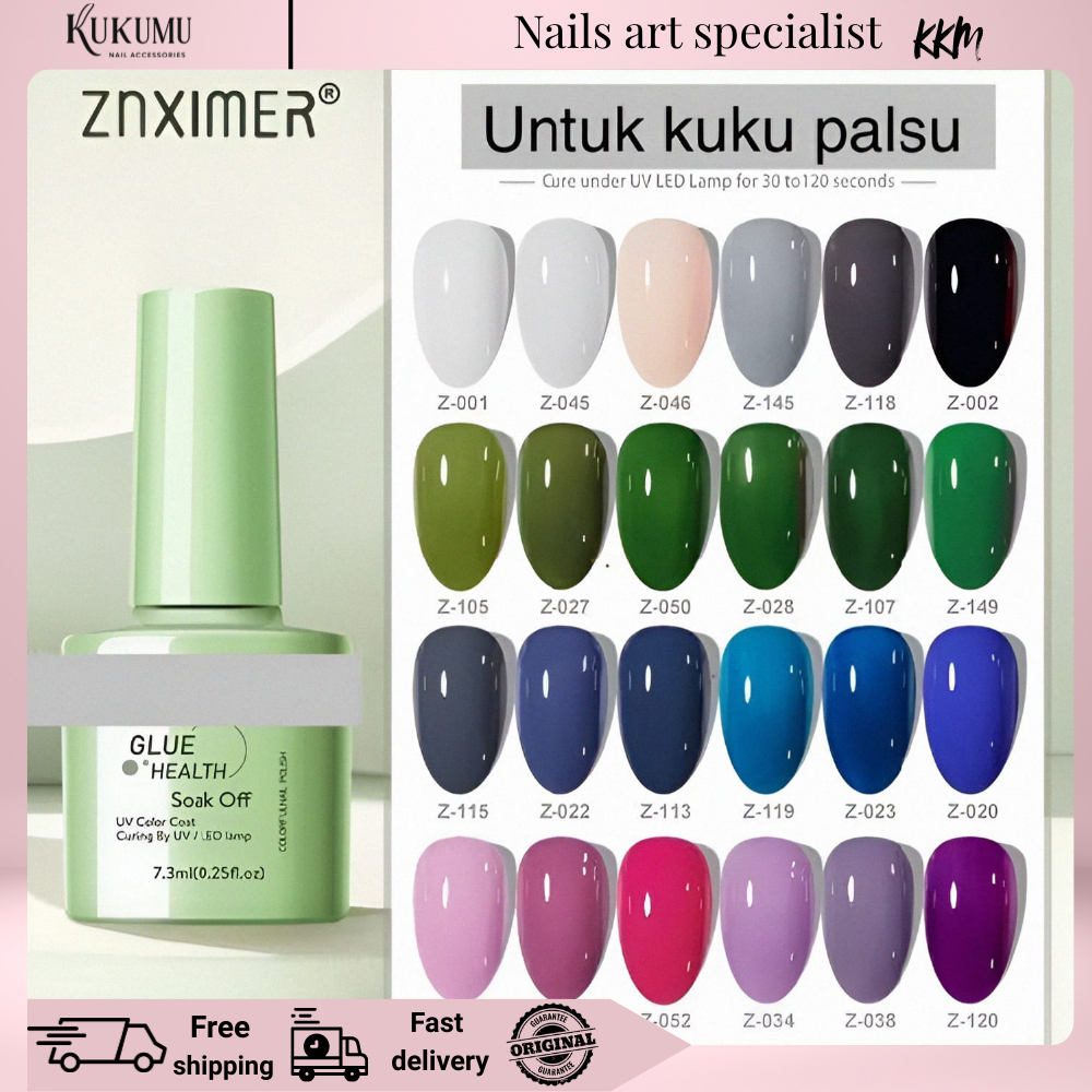 (51-100) ZN KUTEK GEL UV GEL POLISH uv gel polish 7.3ml gel polish vegan friendly kutek gel polish