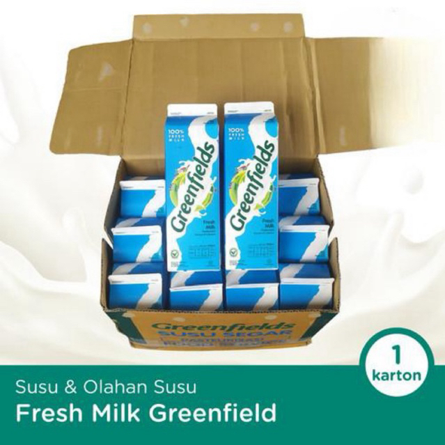 

Greenfields Fresh Milk 1 Liter per dus 12 pcs