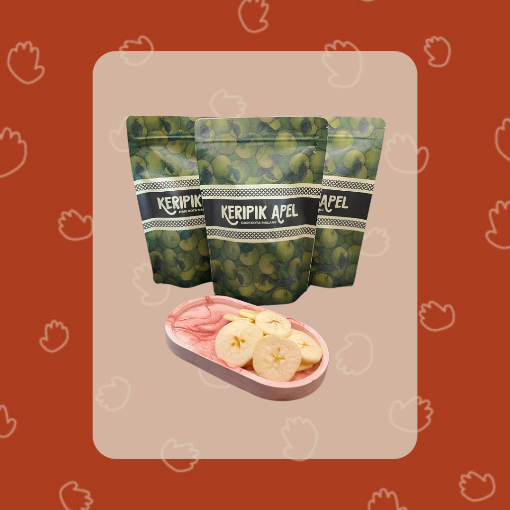 

DariKota keripik apel buatan tangan camilan suguhan buah tangan souvenir oleh oleh khas malang