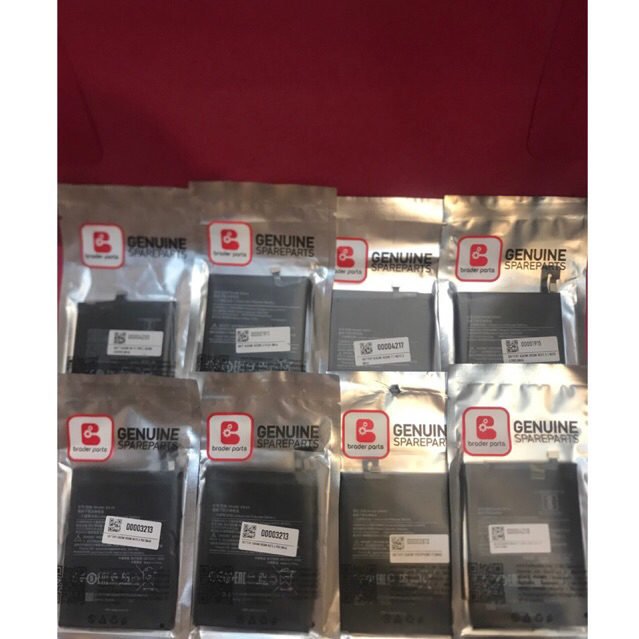 Batre Braderparts XIAOMI MI 9T PRO/ K20 PRO BP40,REDMI 5 PLUS BN44,REDMI 7/NOTE 8 BN46,REDMI NOTE 5/