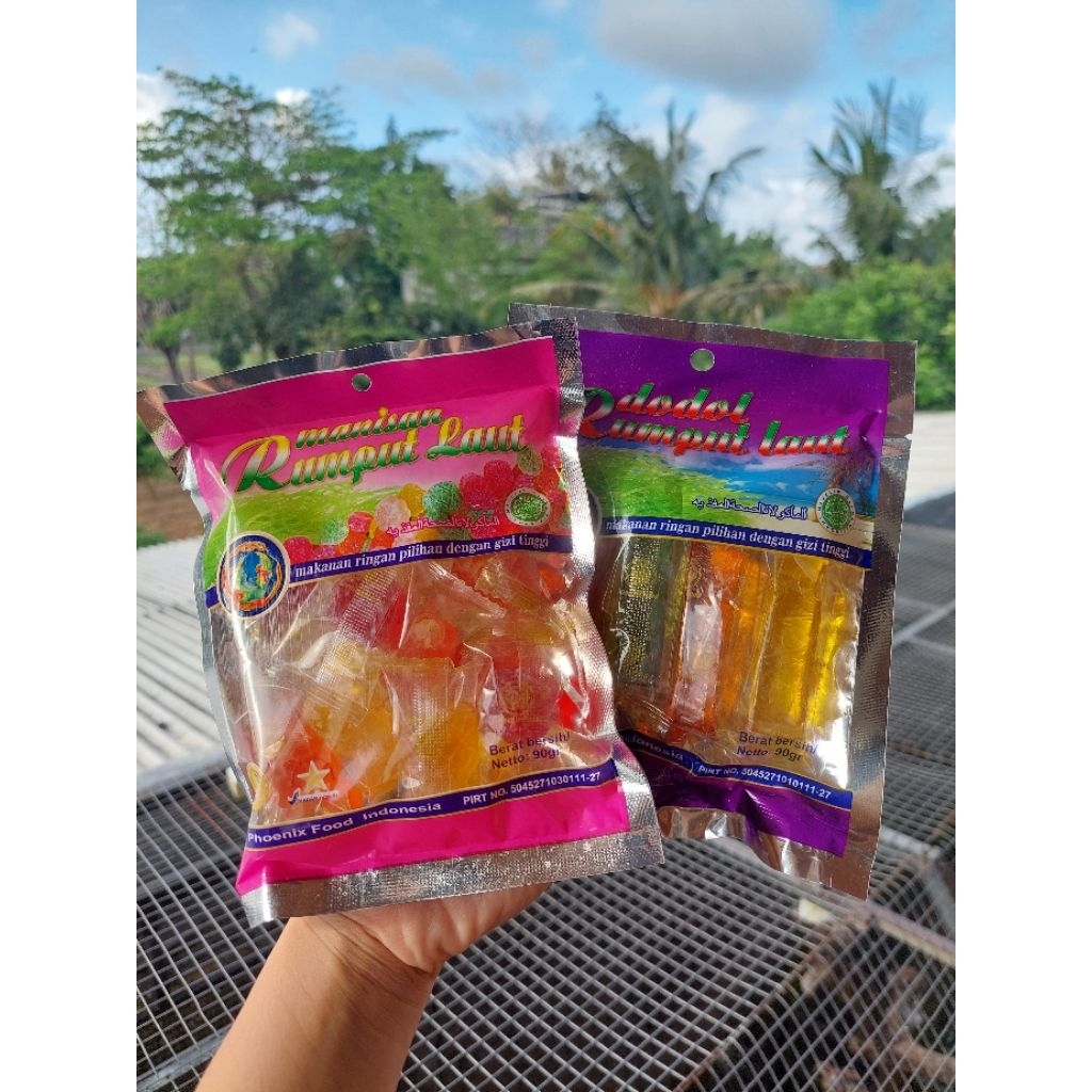 

Kinjo Jelly dodol & manisan rumput laut 90gr & 160gr | Dodol Rumput Laut | Kinjoy Jelly Lombok