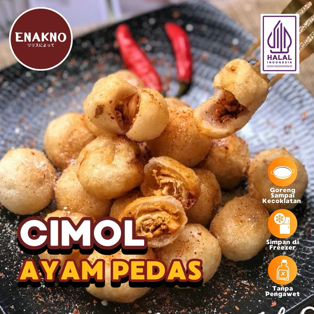 

[ENAKNO] Cimol Ayam Suwir Pedas