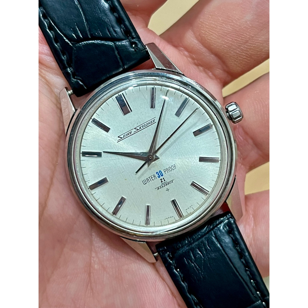 Jam Tangan Vintage Rare Seiko Skyliner 6220-9970 manual wind