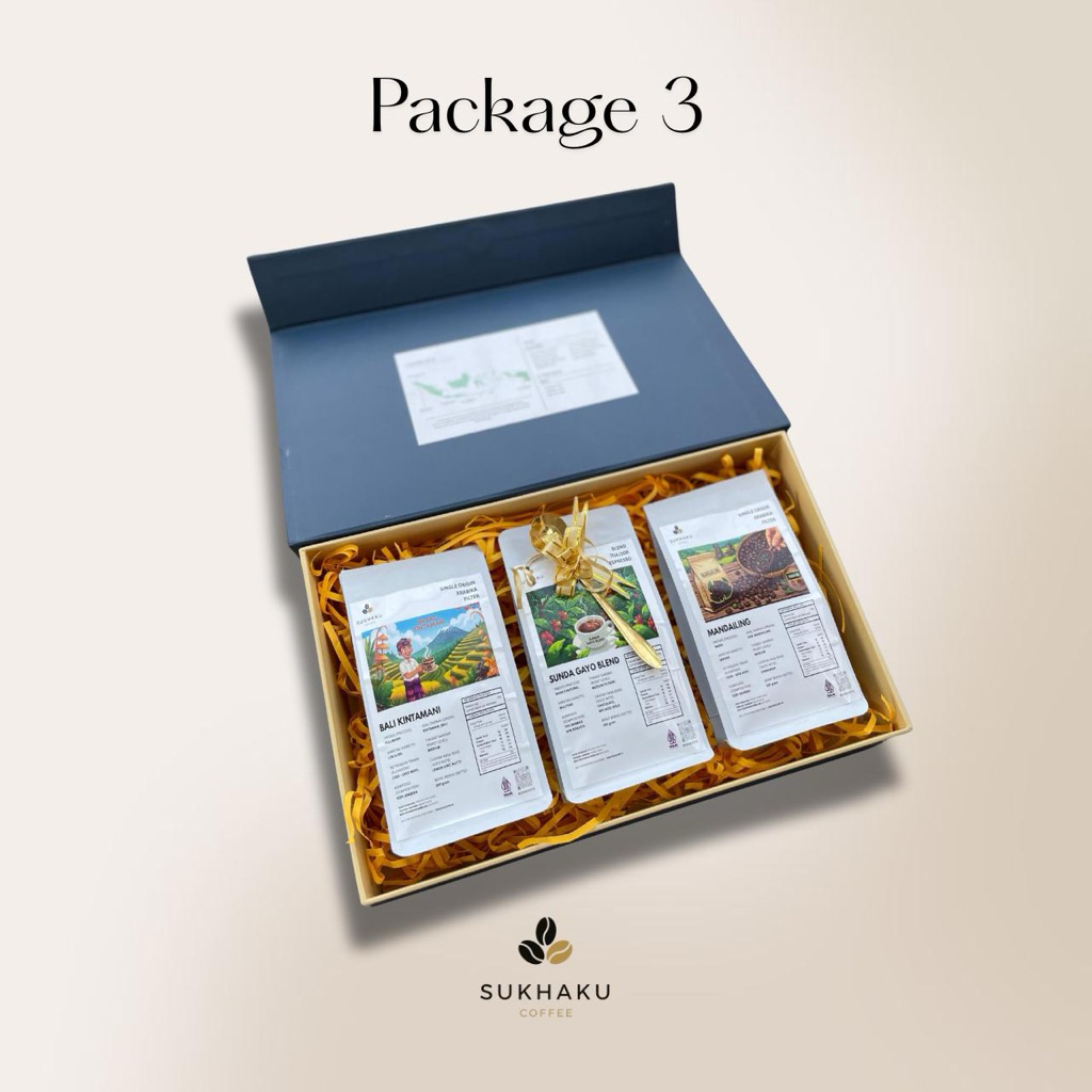 

Sukhaku Coffee - Package 3 | Hampers Kopi isi 3
