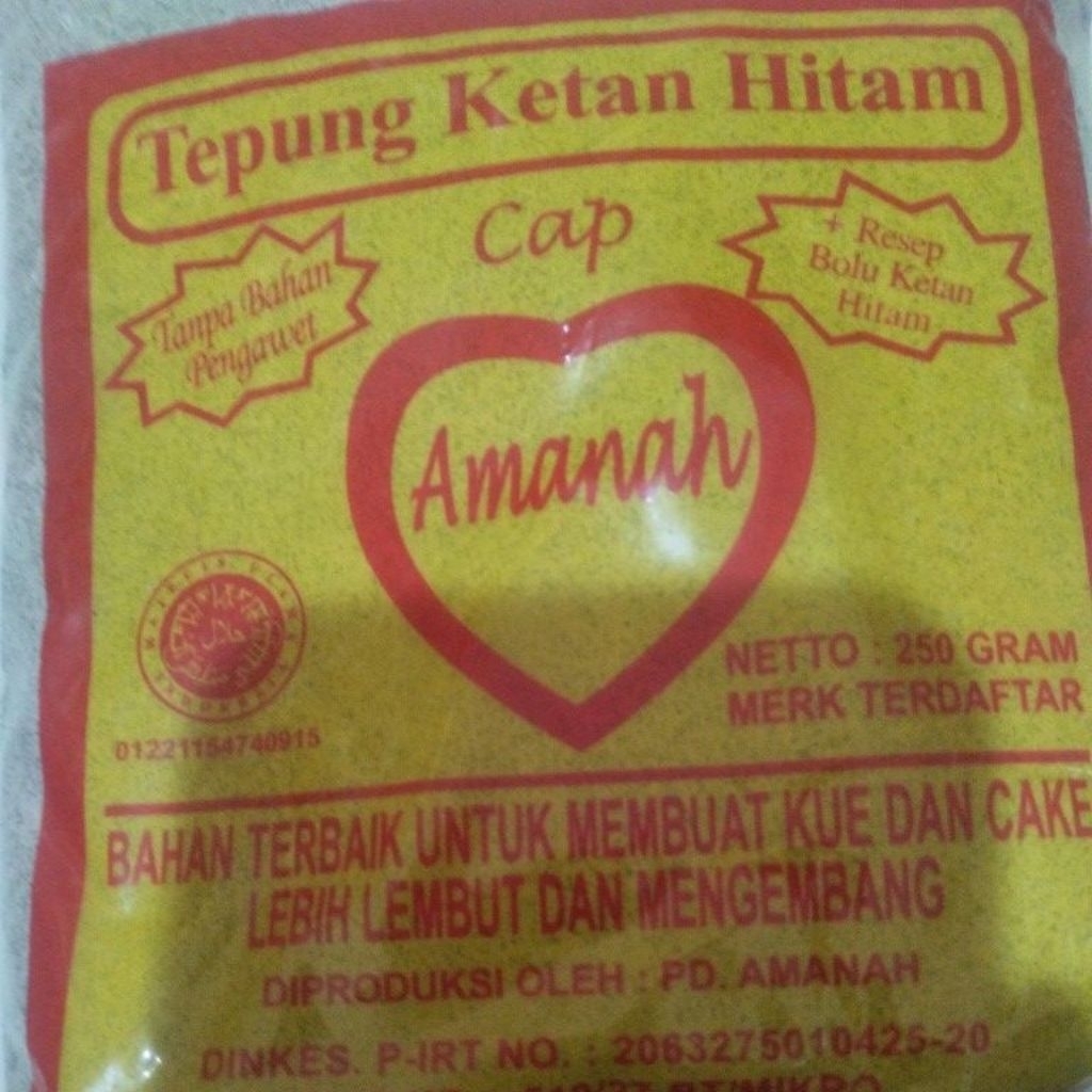 

AMANAH tepung ketan hitam 250gram