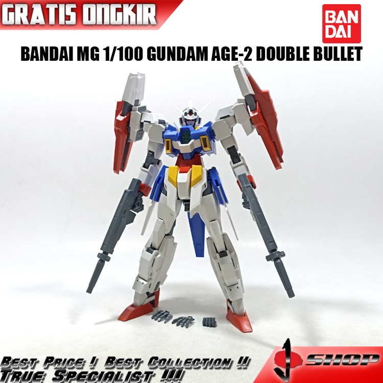 BANDAI MG 1/100 GUNDAM AGE-2 DOUBLE BULLET MG1811