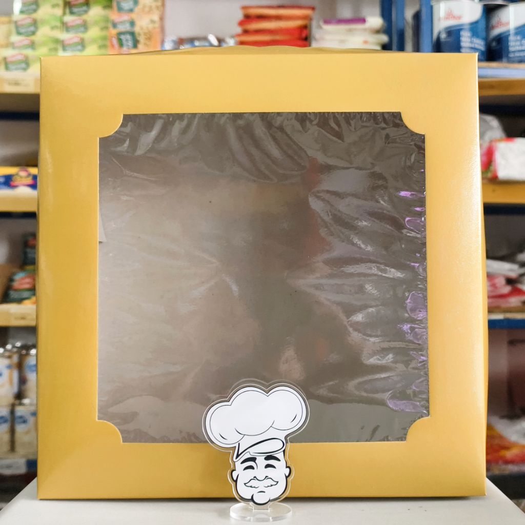 Kotak Kue Gold 25 X 25 X 9 Cm / Kotak Gold / Kotak Kue Tart / Kotak Kue Bolu (PerPcs)