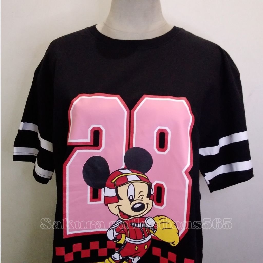 Atasan Wanita Kaos Oversize Mickey mouse
