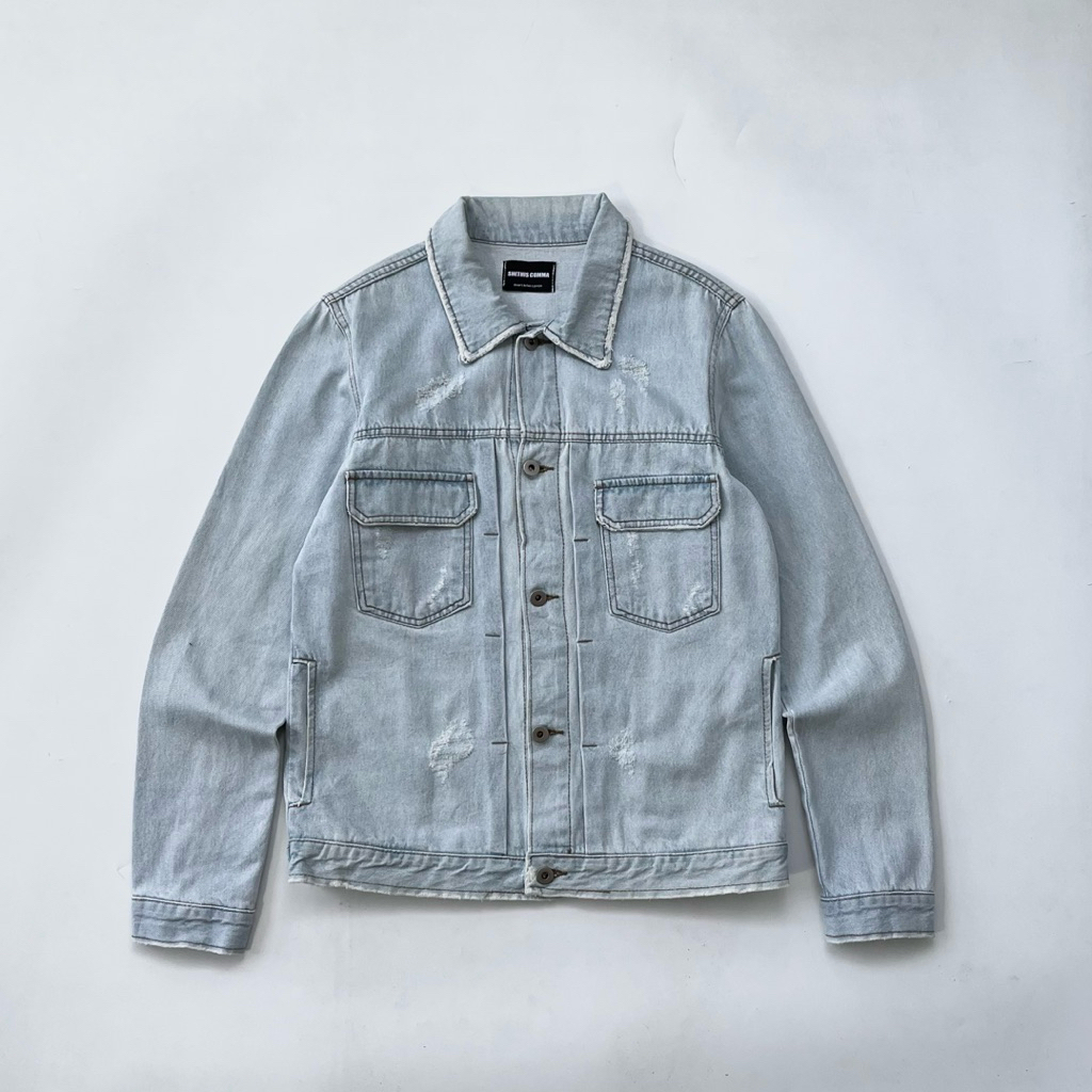 SHETHIS COMMA TYPE II Denim Jacket Size M fit L 68x52