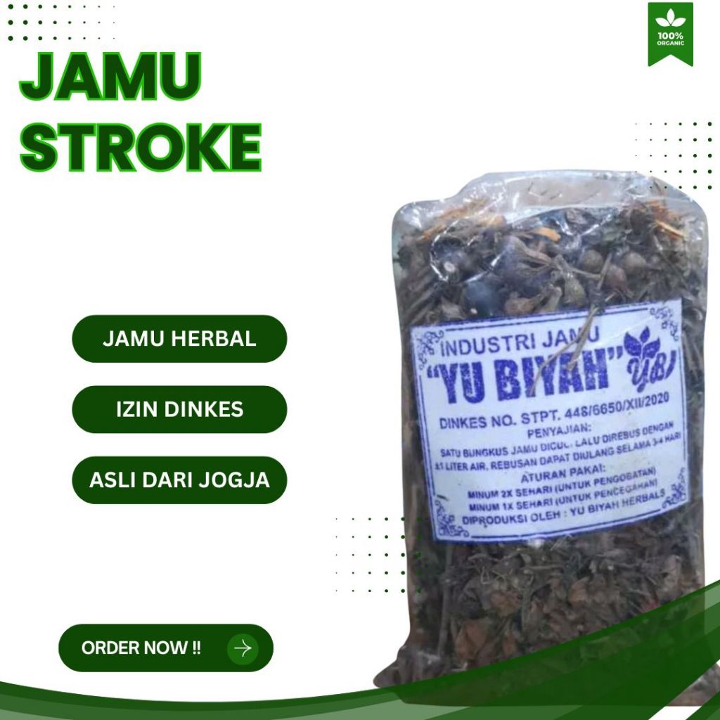 

Jamu Godog Stroke/ Herbal Alami/ Jamu Tradisional