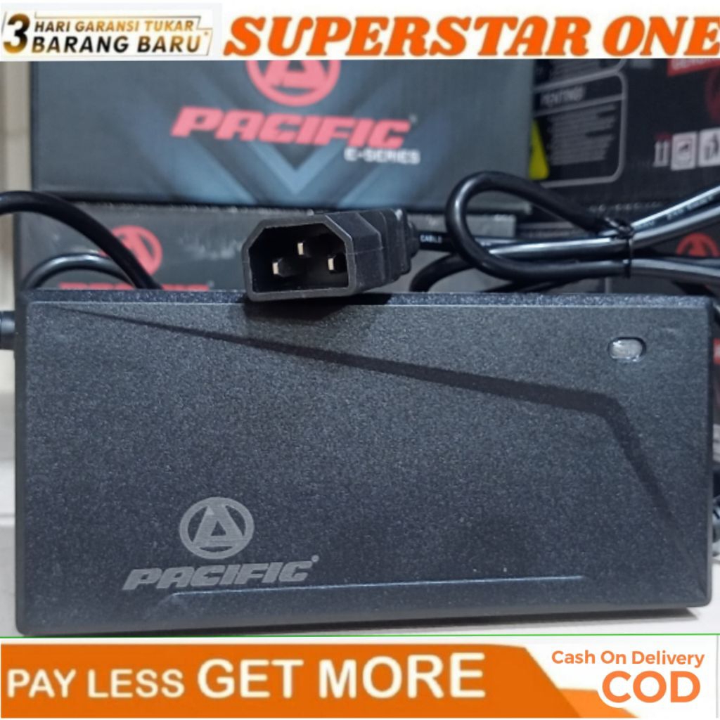pacific Charger/casan/adaptor pengisi daya sepeda listrik pacific
