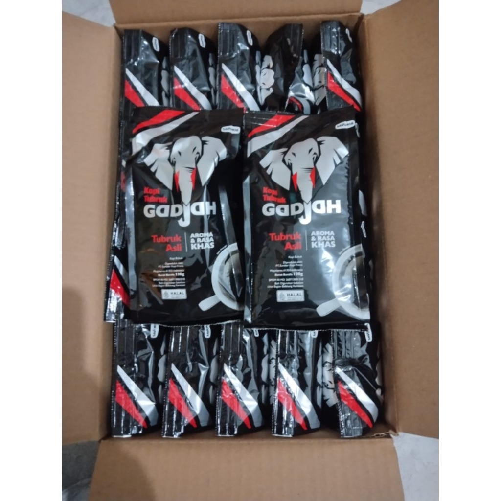 

Kopi Tubruk Gadjah Tanpa Gula 138gram Pouch Coffee
