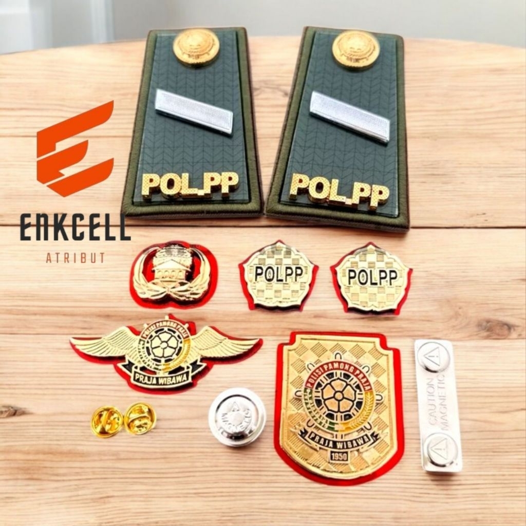Pangkat Sat Pol PP set satuan pamong praja set kumplitPaket Atribut Pol PP PPPK P3K Golongan 2A 2B 2