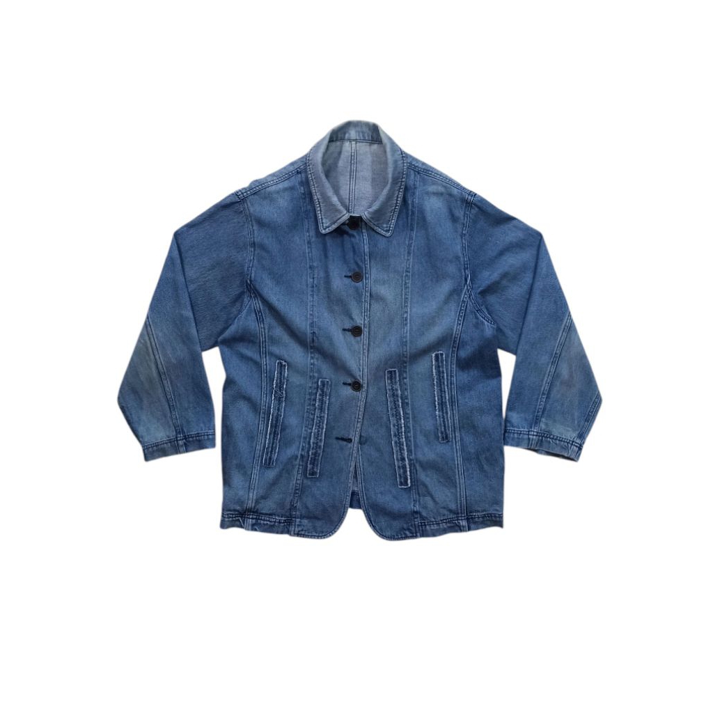 france chore denim jacket sashiko