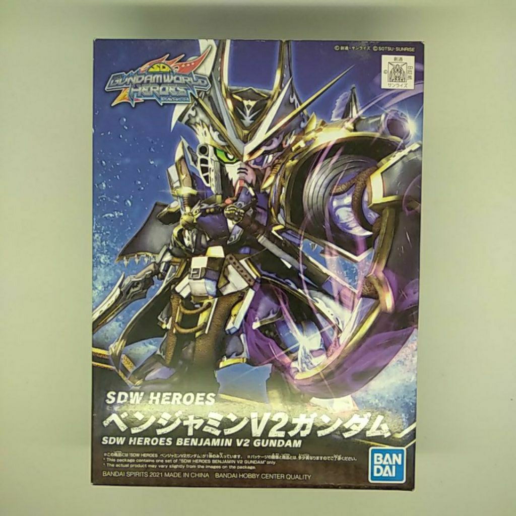SD GUNDAM WORLDS HEROES BENJAMIN V2 GUNDAM BANDAI