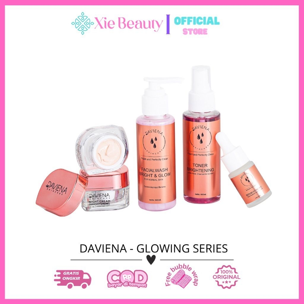 Whiteglow Series/ Glowing Series [BPOM] Daviena Skincare | DAVINA