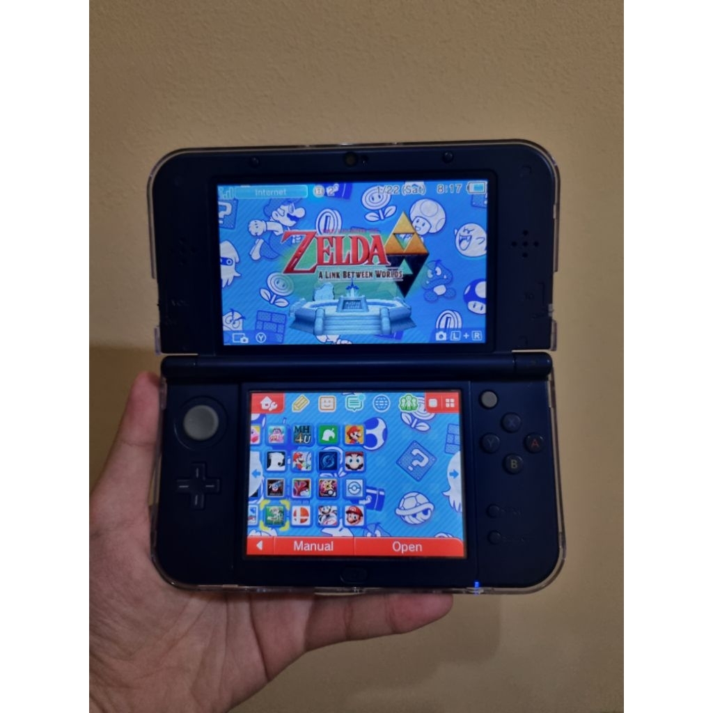 New Nintendo 3DS LL XL CFW 32GB MULUS bekas preloved