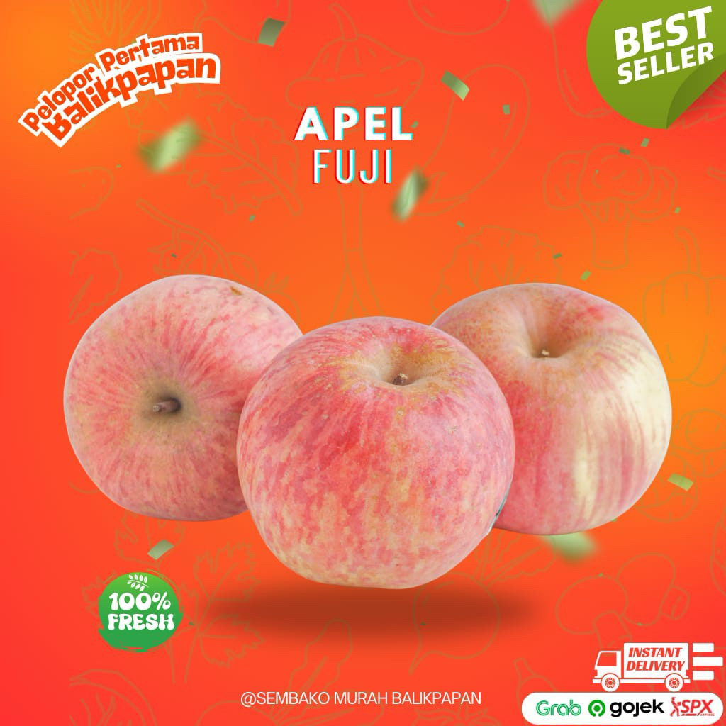 

apel fuji 3buah
