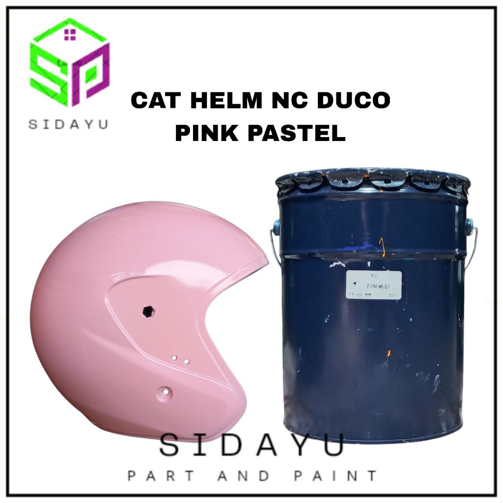 Cat Helm NC Duco Jepang Pink Pastel