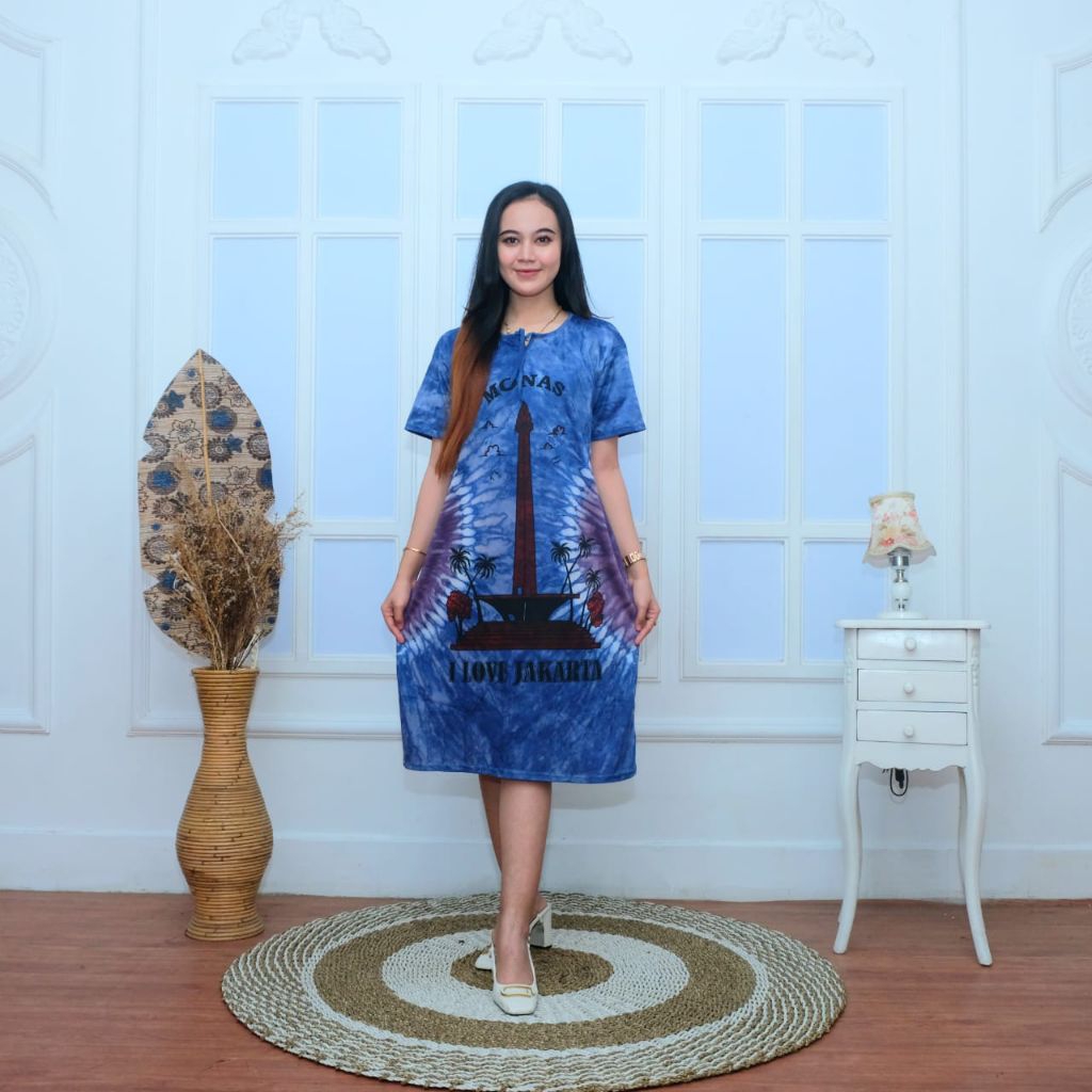 Daster Kaos Monas Daster Karetan Daster Viral Daster Kaos Wanita Daster Kaos Lengan Pendek Daster Ka