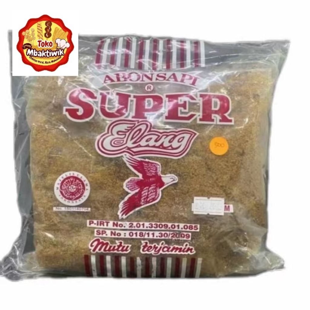 

abon sapi super cap elang 500 gram