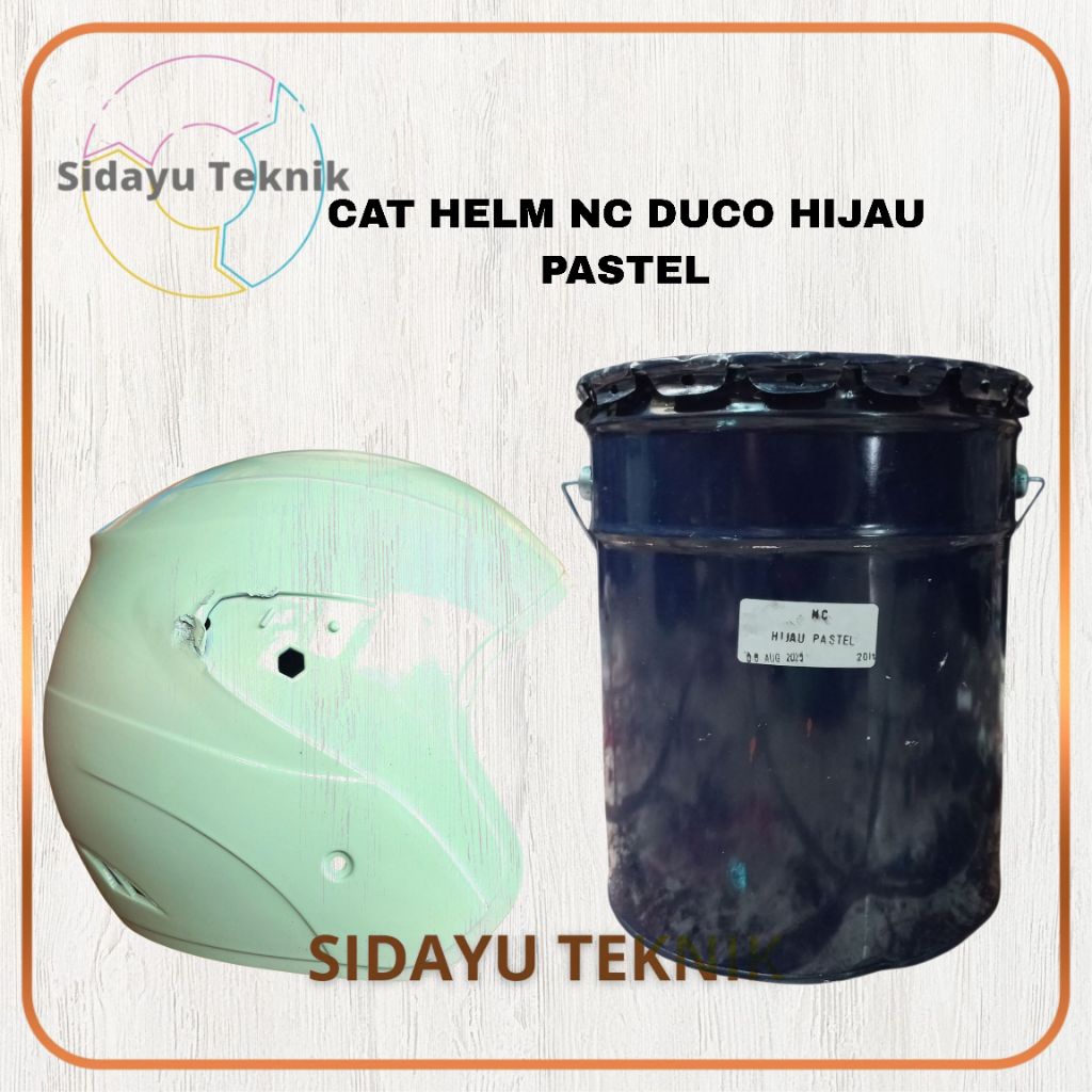 Cat Helm NC Duco Jepang Hijau Pastel