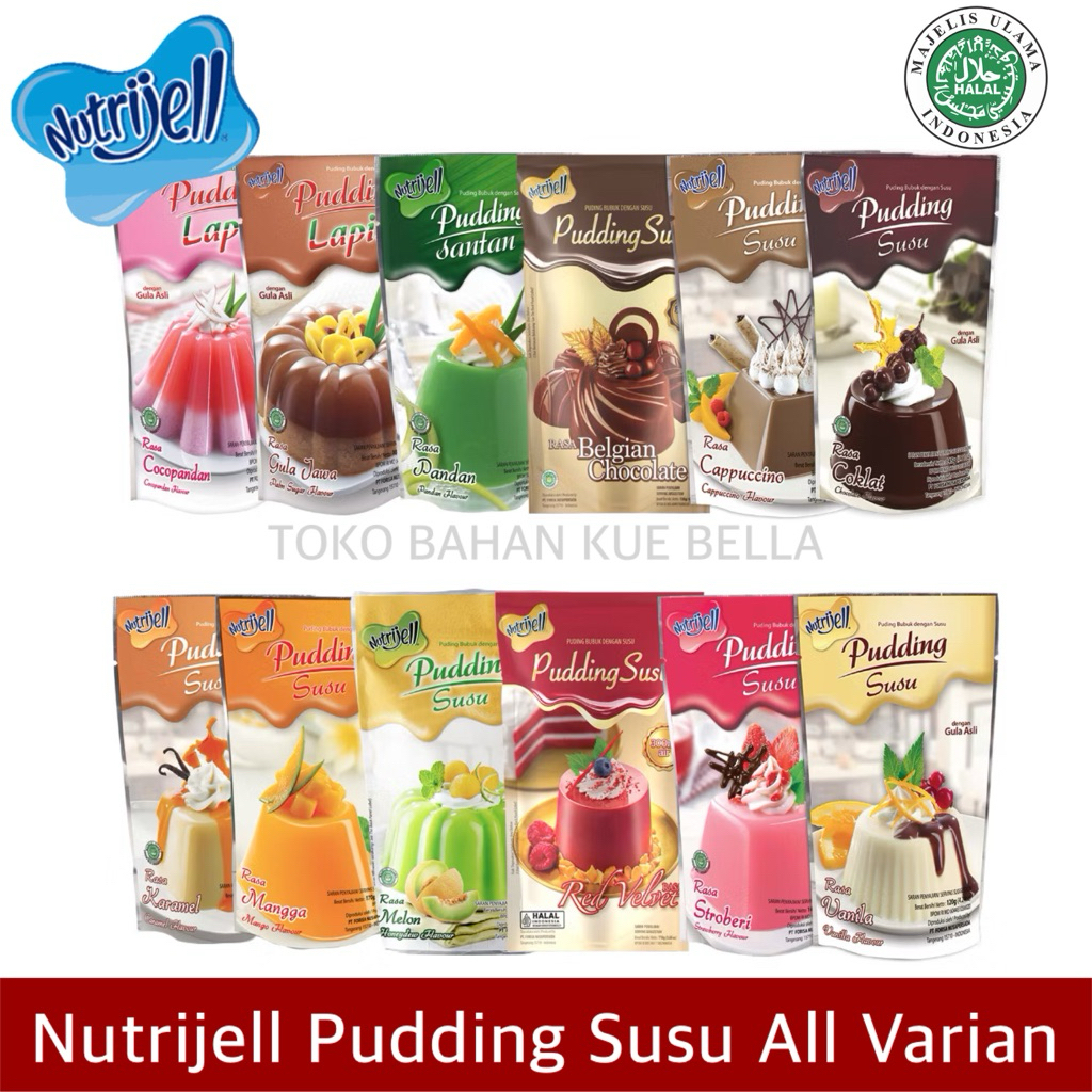 

Nutrijell PUDDING SUSU (Pouch) All Variant